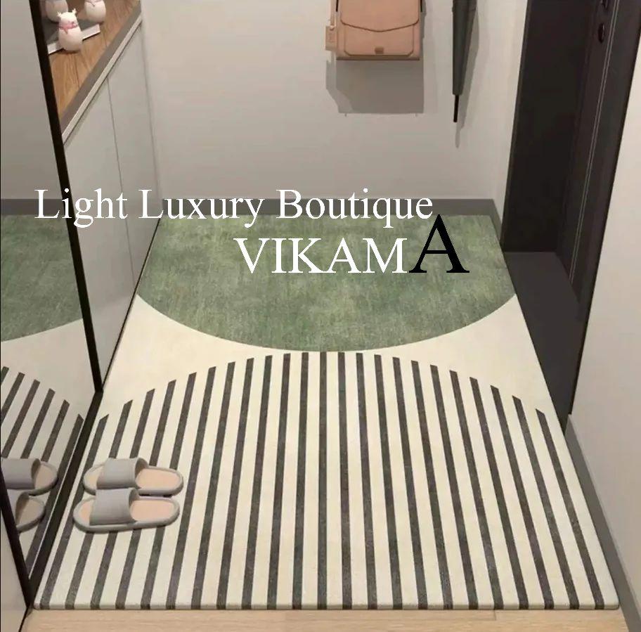 

Crystal Velvet Modern Fashion Simple Carpet Living Room Bedroom Bedside Carpet Anti-slip Dirty Resistant Washable Rug 40X60CM