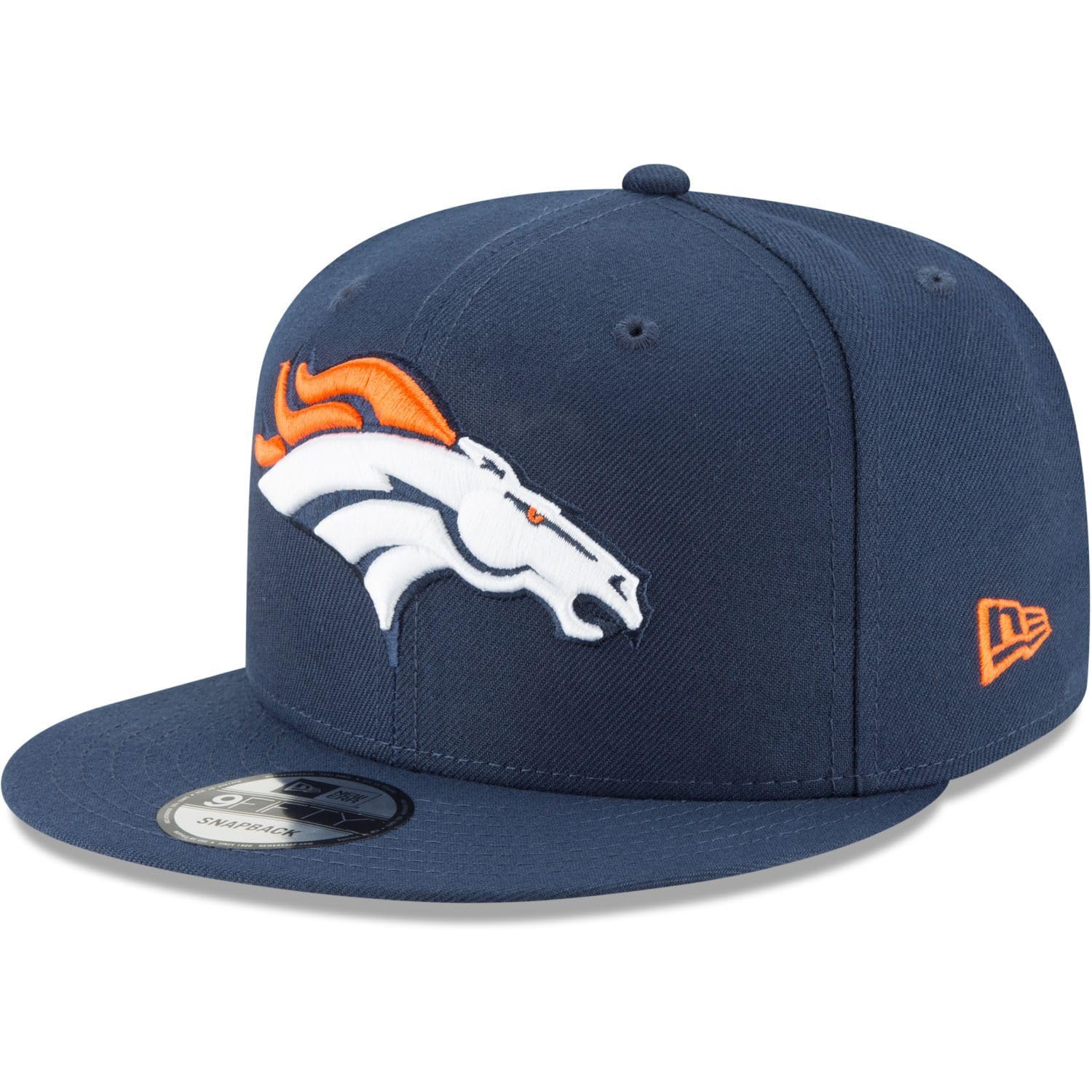 

New Era Navy Denver Broncos Basic 9FIFTY Adjustable Snapback Hat Men s