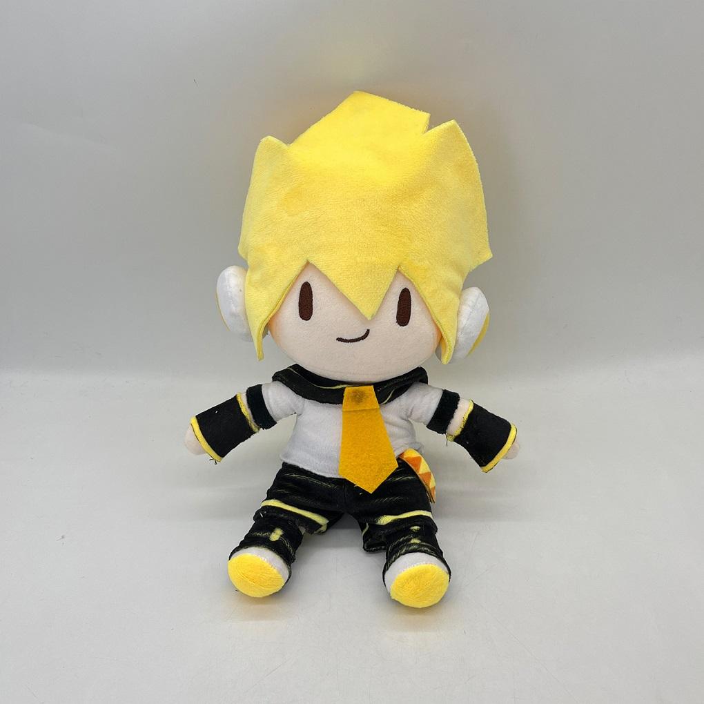 Hot New 28cm  Rin Len Q Version Kawaii Action Figure High Quality Model Doll Plush Toys Gifts
