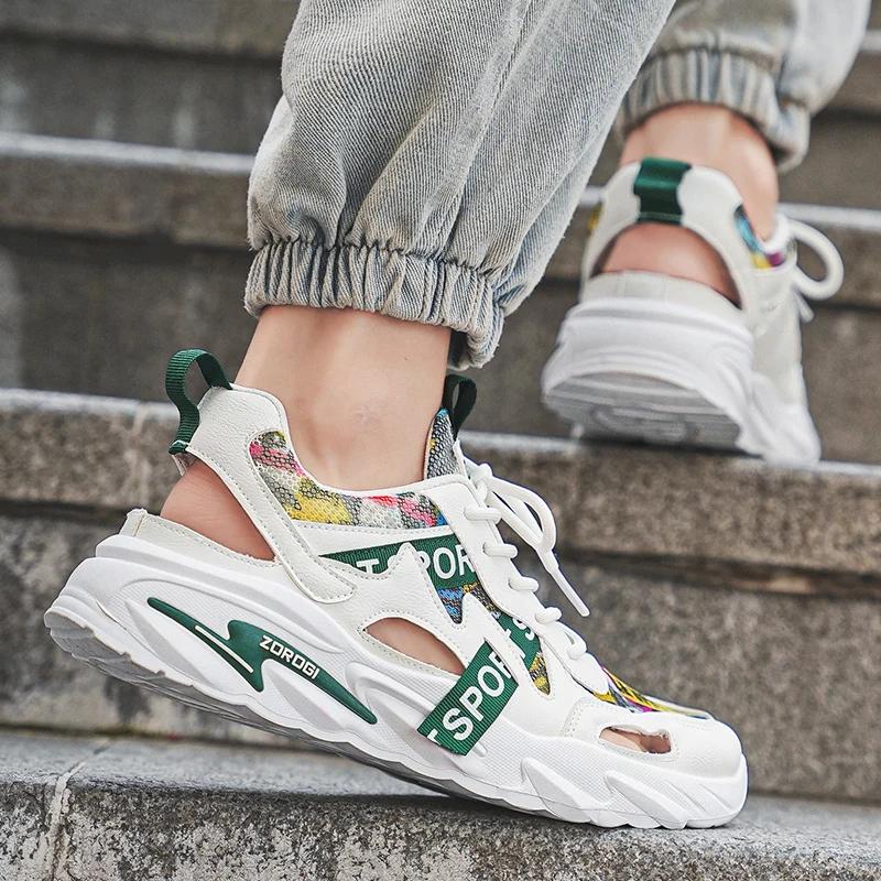 2024Новые летние мужские новые дышащие удобные износостойкие модные сандалии повседневные — фото 6