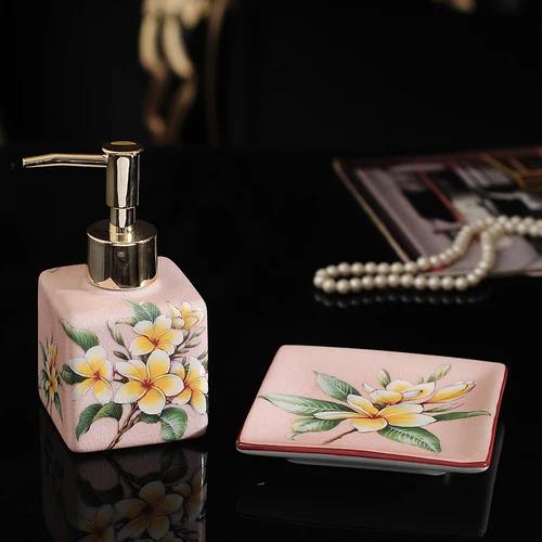 Ice Crack Ceramic Art Lotion Bottle, Bathroom Accessories, Shampoo Bottle, Soap Dish, Household, Travel, Independent Bottle