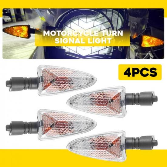 4X Front/Rear Turn Signal Indicator Light For BMW G310GS G650GS S1000RR R1200G A