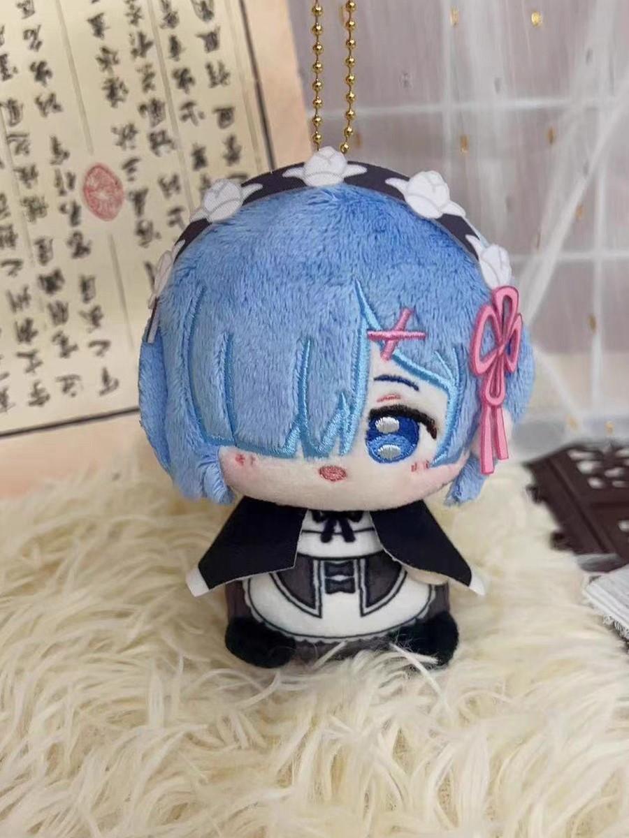 Life In A Different World From Zero Plüschpuppe Rem Anime Cosplay Anhänger Schlüsselanhänger Cartoon Figur Kuscheltier Kinder Geburtstagsgeschenk 10cm