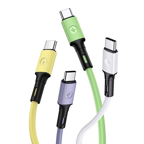 Usams Kabel U52 Usb-C 2A Fast Charge 1Mpurpurowy/Purple Sj436Usb04 (Us-Sj436)