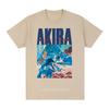Akira Vintage T-shirt 1988 Natural Otomo Katsuhiro Manga Tokyo Cotton Men T Shirt New Tee Tshirt Womens Tops