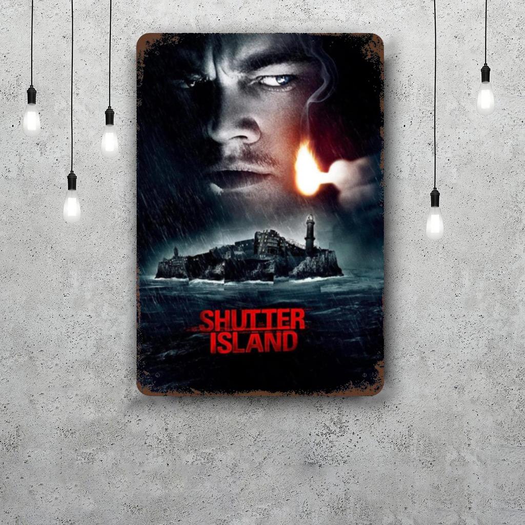 shutter island Metal Signs wall decor Vintage Tin Signs Captain Metal Poster Decor for Bar Pub Club Wall Decoration