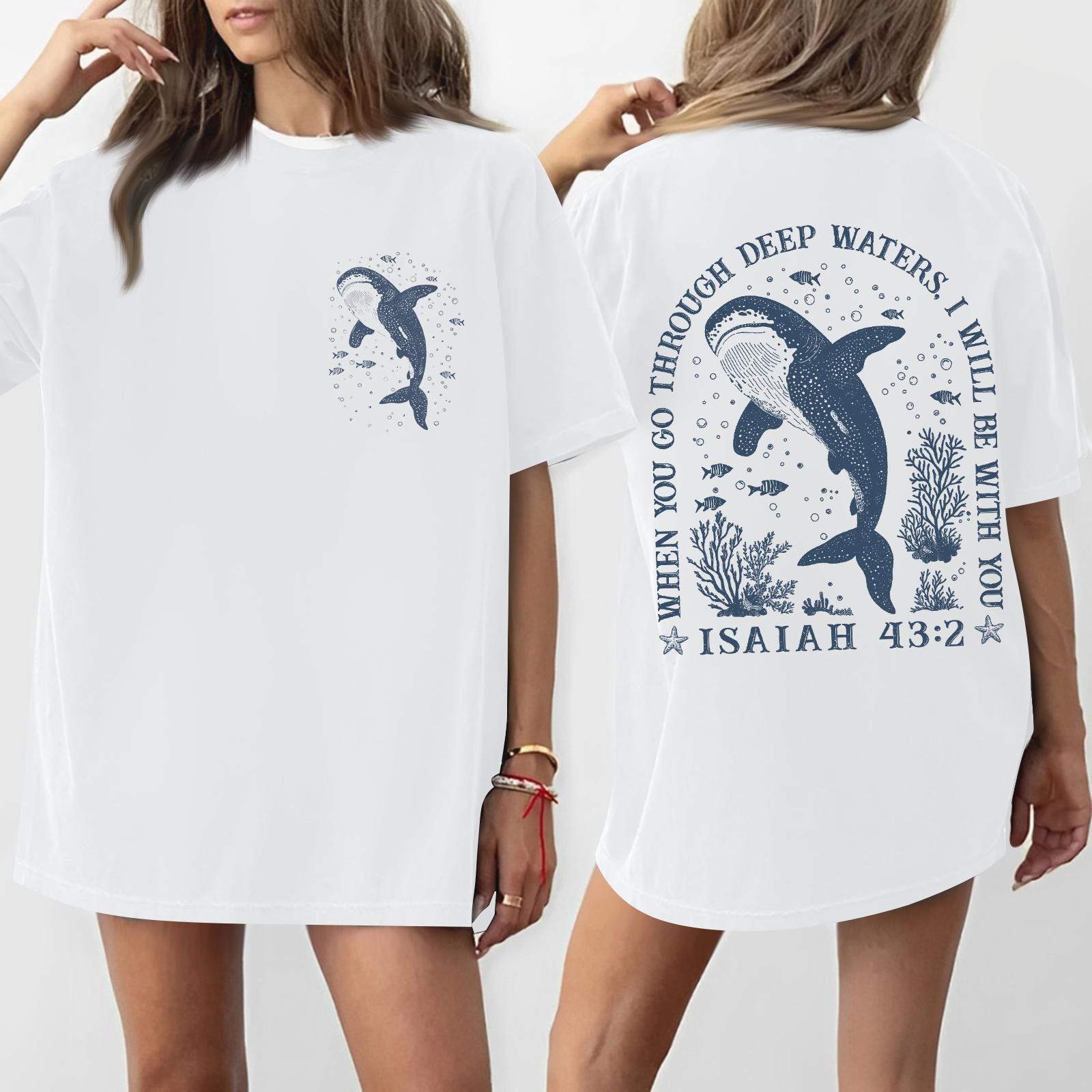 

Женская футболка с круглым вырезом и короткими рукавами с принтом L белый