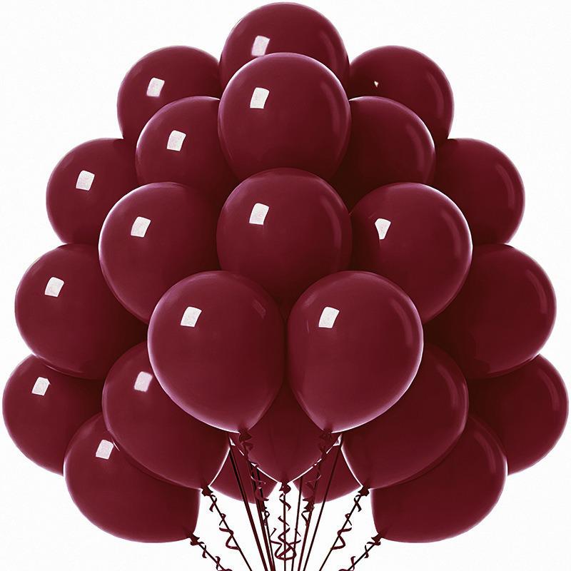 20-teiliges mattes einfarbiges Luftballonset für Geburtstage, Partys und Hochzeiten
