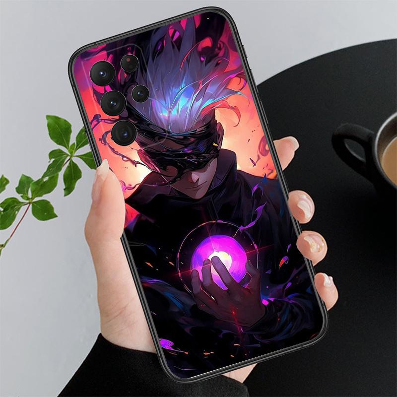 Jujutsu Kaisen Satoru Gojo Phone Case For Samsung S25 S24 S23 S22 S21 S20 Ultra S20 S22 S21 S20 FE S24 Plus