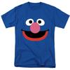 Sesame Street Grover Face Adult Unisexs Cotton Springsummer New Product Unisex Tshirt