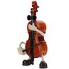 Cello Music Box Manual Clockwork Music Box with Swing Cello Boy Children Birthday Christmas Gift