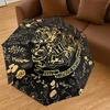 1PC Warner Hogwarts__Floral Automatic Open/Close Umbrella with Windproof, 36-Rib Sturdy Canopy, Durable Ribs1253A