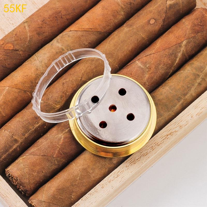 55KF Round Metal Alloy Hygrometer Humidity Measure Meter for Instrument Care