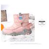 Kids Thickened Warm Waterproof Snow Boots For Boys And Girls Ankle Winter Boots