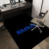 1pc DAF Home Office, Durable Polyester Floor Mat with Easy, Office Decor, Urban Style, Nonslip Backing