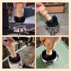 Kasanidika Coffee Coffee Portafilter Wooden and Nylon Cleaning Brush for Coffee Effective Cleaning Easy to Convenient Brush, Brush, 58mm, Grinder,