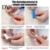 Wedding Manicure Tips 10 Pcs Press On Nails, Pink Fake Nails Full Kit, Reusable Glitter False Natural Look Glue with Rhinestones, Cover Stick