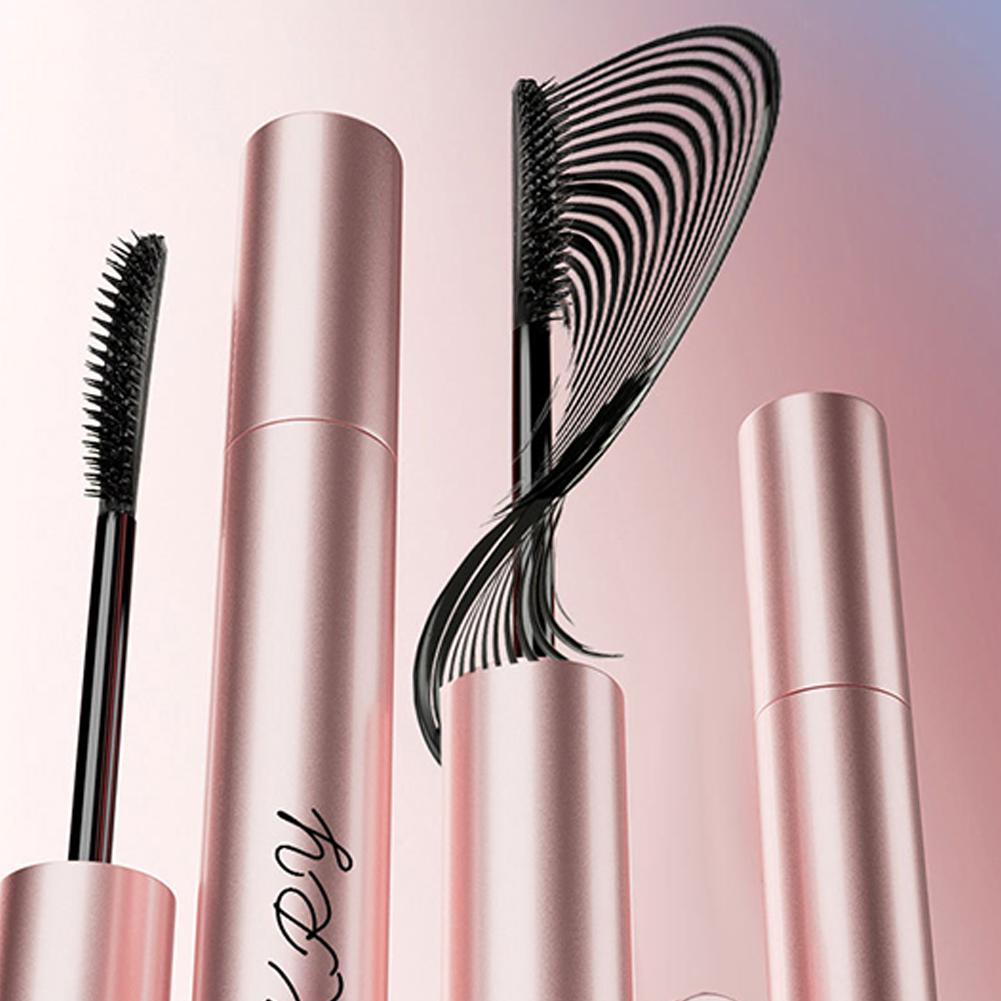 Black Mascara Eyelashes Mascara Silky Eyelashes Lengthening Cosmetics Waterproof Eye Volume Eye R3V1