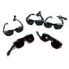 Lunettes LED Carrées Lunettes Cœur Lumineux Lunettes de Soleil Lumineuses Décoratives Fête