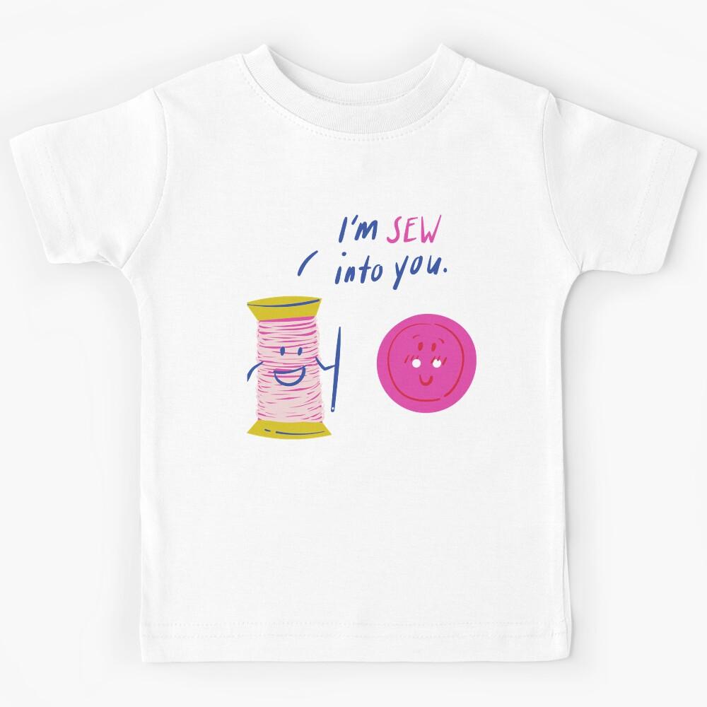 Loves Music And Love Pun I m So Into You Sewing Great Men Women Kids T-Shirt 160