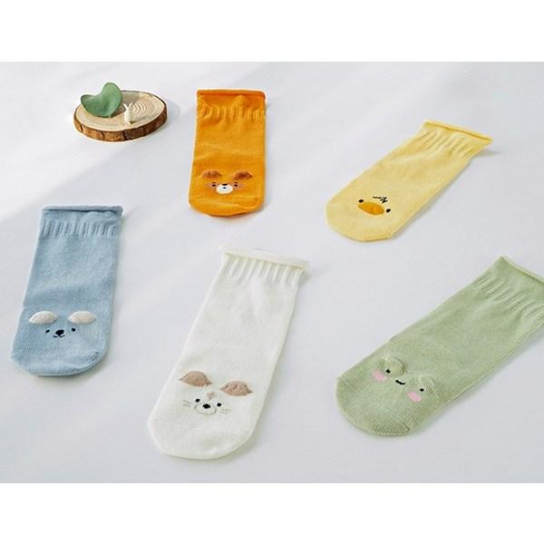 Hi Baby Club Dziewczęce 3D Animal Knee Socks 4-częściowy zestaw opakowanie prezentowe, koreańskie produkty dla dzieci