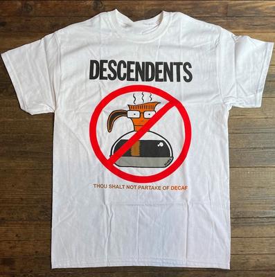 1987 Descendents Du sollst keinen entkoffeinierten Kaffee trinken T-Shirt, Descendents T-Shirt