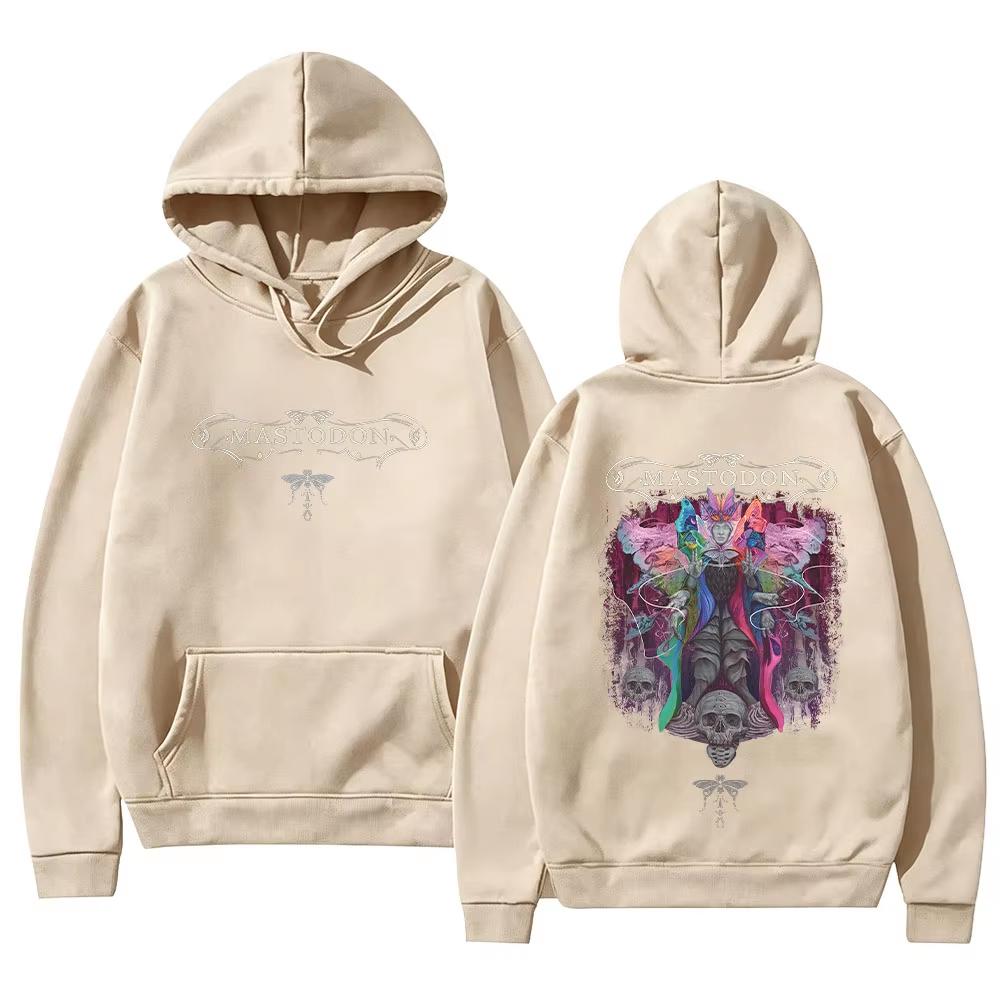 2026 Mastodon Marrow Deep 2026 Album Felpe Band Rock Stampa Vintage Unisex Casual Manica Lunga con Cappuccio Morbido Cotone Felpa Larga Comoda e Versatile