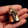 Brass  Guardian Angel Wings Bell Motorcycle Bell Keychain Men'S Biker Exorcist Amulet Lucky Jewelry