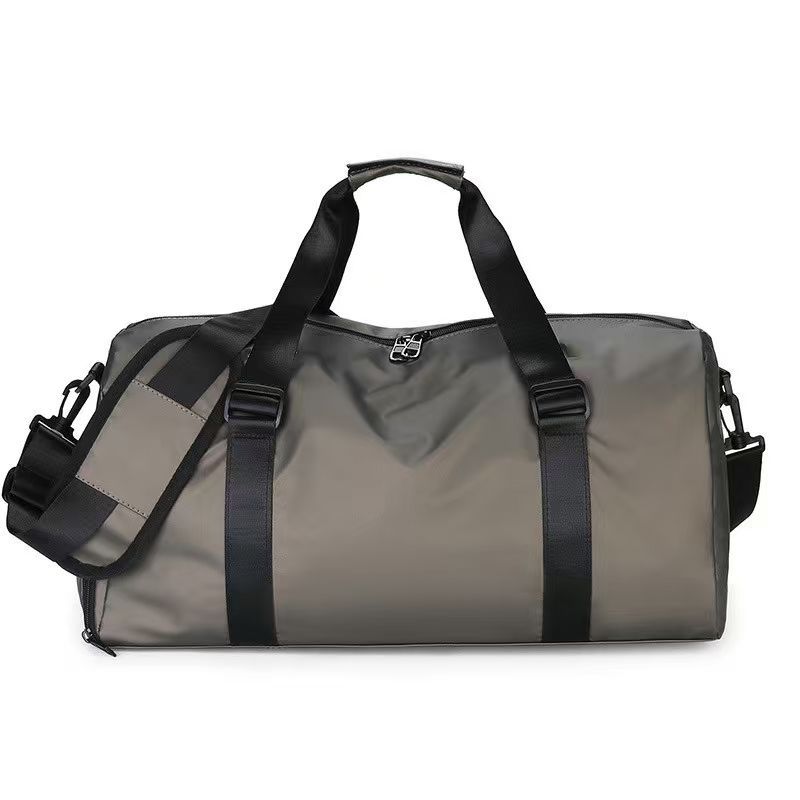Einfache Tasche für Kurzreisen Buchstabe Tragbare Sport-Fitness-Tasche mit großem Fassungsvermögen Separates Schuhfach Gepäckaufbewahrungstasche für Geschäftsreisen