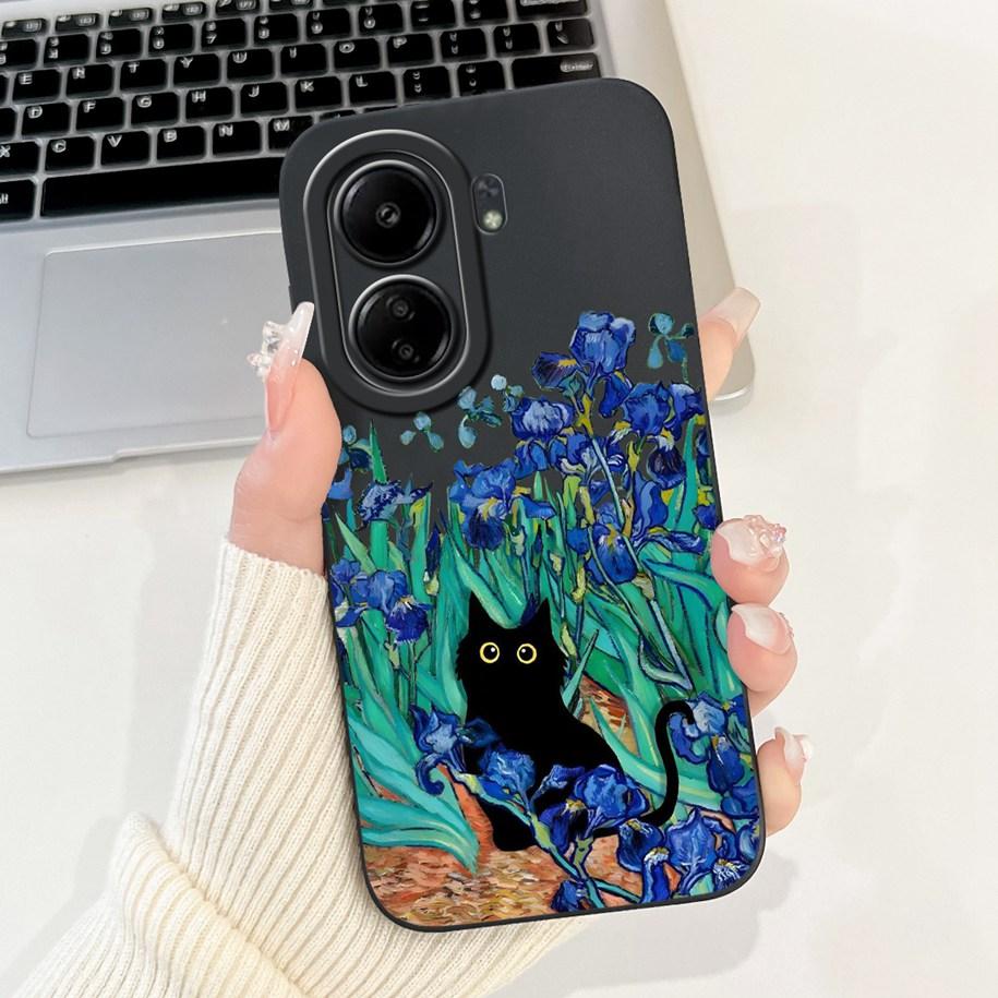 For Xiaomi Redmi 13C 4G Case Cute Cartoon Panda Capa Shockproof Silicone Phone Cover For Xiaomi Poco C65 Redmi13C 13 C 4G Bumper