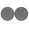 2Pcs Speaker Grill Cover 8 Inch Car RV Black Metal Iron Subwoofer Mesh Grill Cover