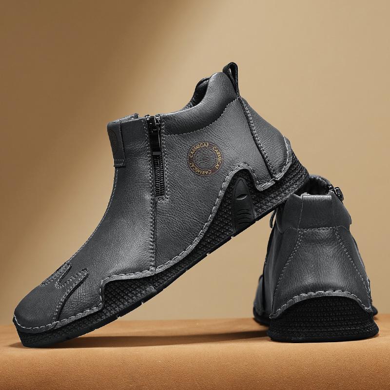 Men's High-top Leather Boots Casual Sneakers 39-46