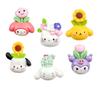 Sanrio Cartoon Resin Accessories: DIY Bead Box, Phone Case String, Bag, Potted Plant, and Refrigerator Magnet Decoration