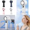 Small Usb Handheld Fan Adjustable Wind Speed High Power Long-lasting Battery Rechargeable Fan