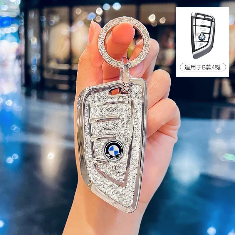 Soft TPU Car Key Case Cover for BMW X1 X3 X5 X6 X7 1 3 5 6 7 Series G20 G30 G11 F15 F16 G01 G02 F48 Protector Shell Accessories Xs8