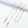 Bohemian Lanyard Metal Eyeglass Cord Pearl Glasses Chain Sunglasses Chain Mask Holder Mask Chain