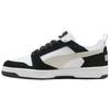 Puma Rebound V6 Men Stylish Thin Sole Wear Resistant Low Top Skate Shoes Black White 402262-01