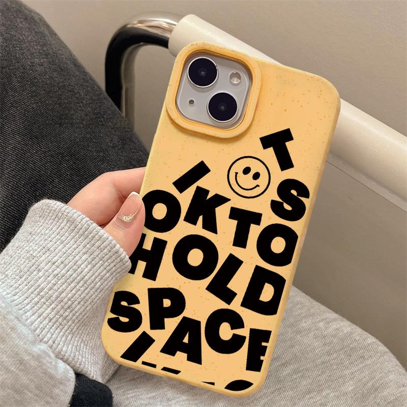 

Чехлы для мобильных телефонов iPhone 11 13 XR 15 Pro Max 12 14 Pro Max Чехол для iPhone 16 7 Plus 8 Plus XS Max Разлагаемые и экологически чистые iPhone 11 жёлтый