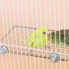 Rust-Resistant Stainless Steel Bird Perch Platform Moisture Proof Bird Rest Platform  Glass Surface
