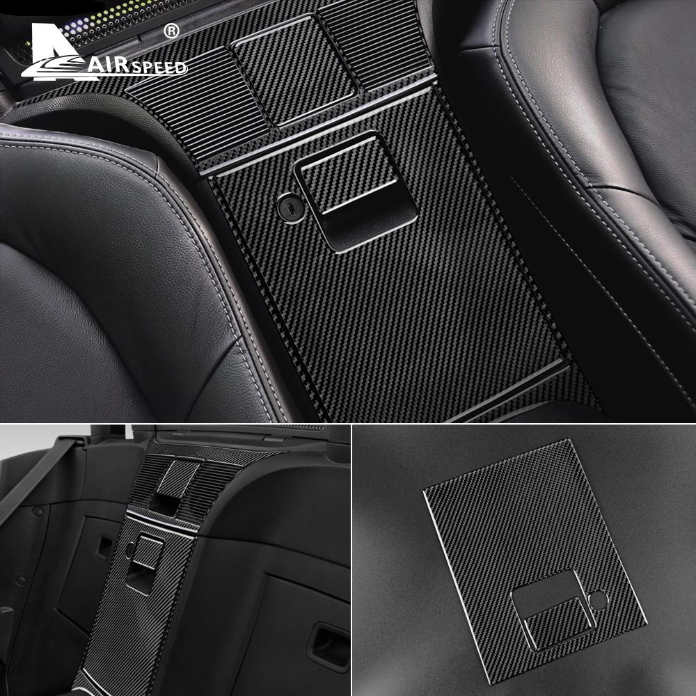 Carbon Fiber for Mazda MX-5 MIATA MX5 2009 2010 2011 2012 2013 2014 2015 Accessories Interior Car Rear Console Storage Sticker