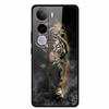 For Vivo Y400 5G Case Y 400 6.67" Animal Wolf Lion Tempered Glass Hard Back Cover For Vivo Y400 2025 Phone Cases Soft Bumper Bag