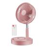 USB-aufladbarer Tischventilator Tragbarer Mini-Ständer Kühlung Kleine faltbare Ventilatoren