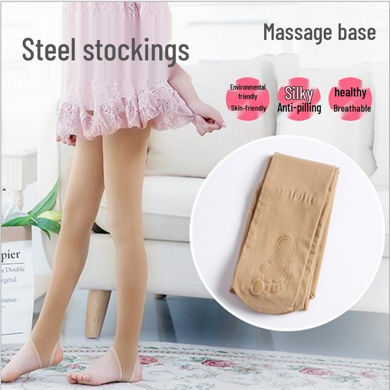 Girls' Spring & Summer Non-slip Silicone Massage Dance Socks