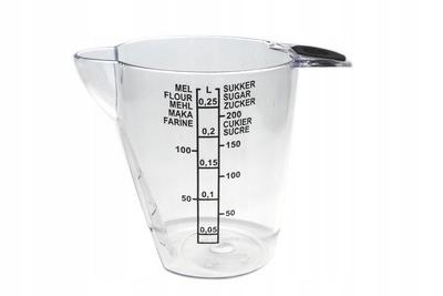Plast Team Kitchen Measuring Cup, Colorless, 1 Pc