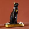 Vintage Sculpture Egyptian Cat Statue Goddess Bastet Statuette Cat God Figurine Living Room Office Desk Decoration Home Decor