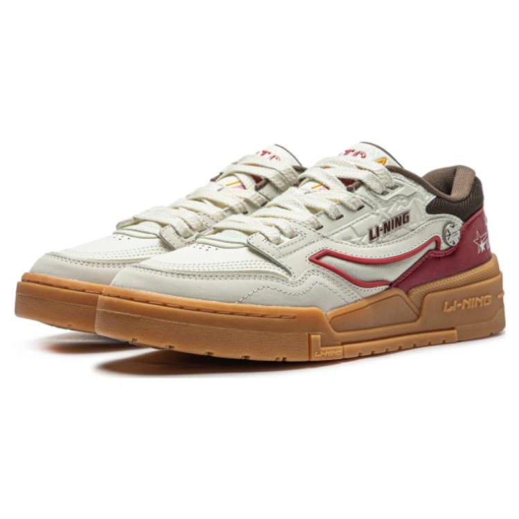 Li Ning 001 BTC PREMIUM Textile, Synthetic Leather Cushioning Slip Resistant Abrasion Resistant Low Top Casual Shoes AGCT495-1