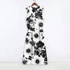 Robe Boho Sans Manches Pour Femmes Décontractée Coupe Ample Robe d'Été Imprimée