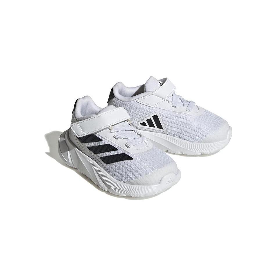New Adidas Duramo Sl EL Cushioning Wear-Resistant Low-Top Toddler Shoes White Infant And Toddler IG2434