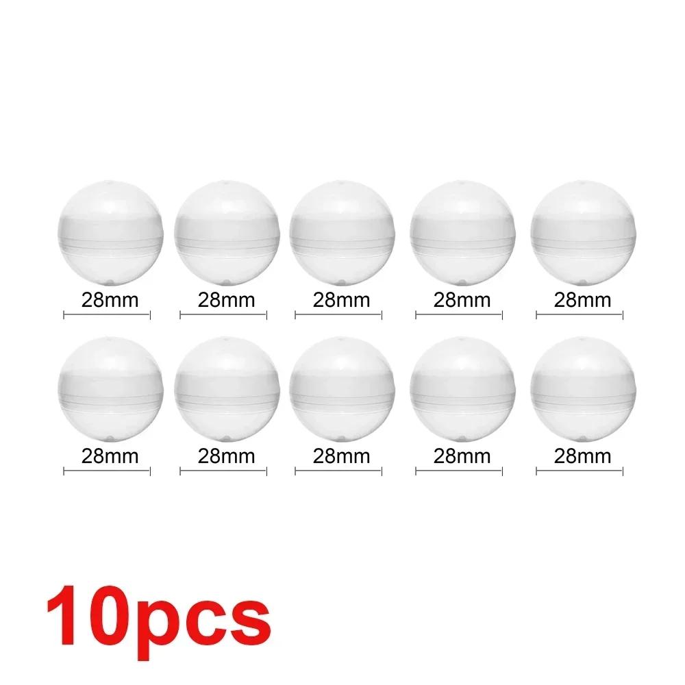 Empty Round Clear Capsules Toys Storage Case Egg Gumball Machines Small Container for Kids Party Favor Prize Toy Vending Eggs