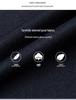 Men's Single-Breasted Stand-Collar Wool Gabardine Trench Coat - Business Casual Long Jacket